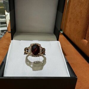 14KT LeVian Strawberry gold ring size 7